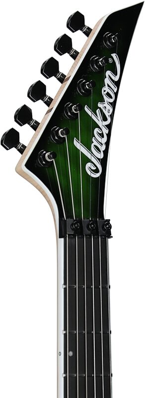 Jackson Pro Plus Dinky DKAQ Electric Guitar (with Gig Bag), Emerald Green, Headstock Left Front