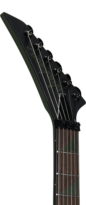 Jackson X Series Rhoads RRX24 Electric Guitar, with Laurel Fingerboard, Matte Army Drab, with Black Bevel, Headstock Left Front