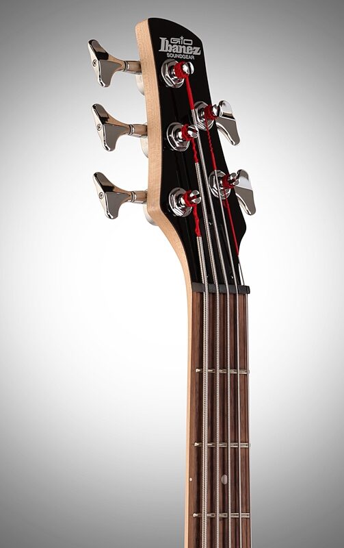 Ibanez GSR105EX 5-String Electric Bass, Mahogany Oil, Headstock Left Front