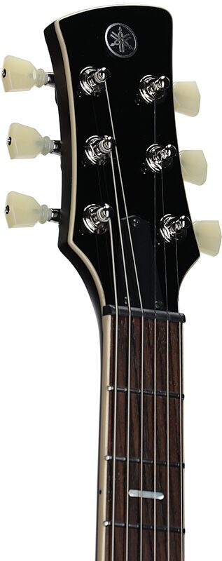 Yamaha Revstar Standard RSS02T Electric Guitar (with Gig Bag), Black, Headstock Left Front