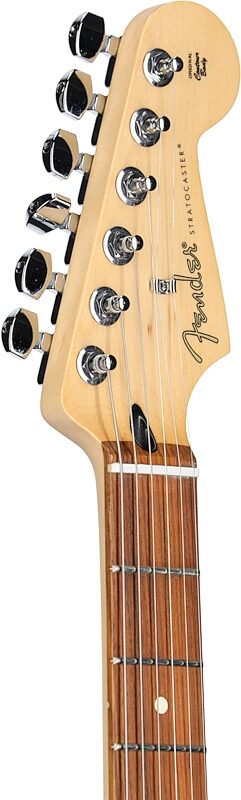 Fender Player Stratocaster Electric Guitar (Pau Ferro Fingerboard), 70th Anniversary 2-Color Sunburst, Headstock Left Front