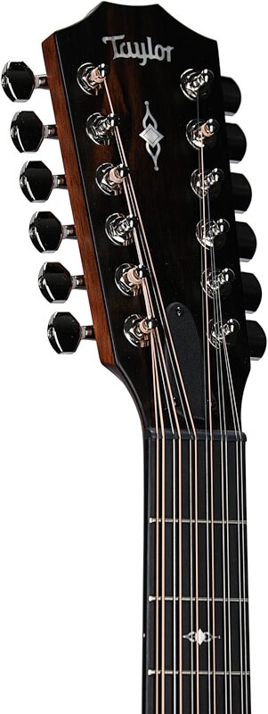 Taylor 352ce 12 Fret Grand Concert Acoustic-Electric Guitar, 12-String (with Case), Natural, Headstock Left Front