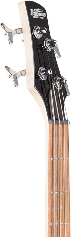 Ibanez GSR200 Electric Bass, Black, Headstock Left Front
