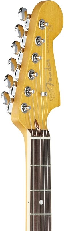 Fender American Ultra Jazzmaster Electric Guitar, Rosewood Fingerboard (with Case), Mocha Burst, Headstock Left Front