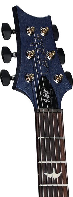 PRS Paul Reed Smith S2 Vela Semi-Hollowbody Electric Guitrar, Satin Metallic Midnight, Headstock Left Front
