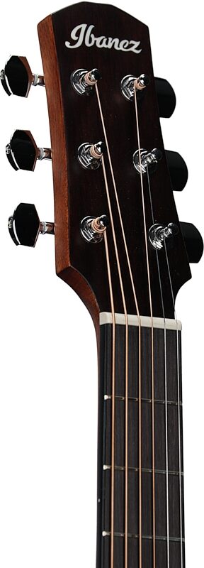 Ibanez AAD50CE Artwood Advanced Acoustic-Electric Guitar, Light Brown Sunburst, Headstock Left Front