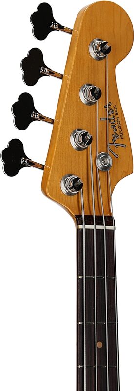 Fender American Vintage II 1960 Precision Electric Bass, Rosewood Fingerboard, Olympic White, Headstock Left Front