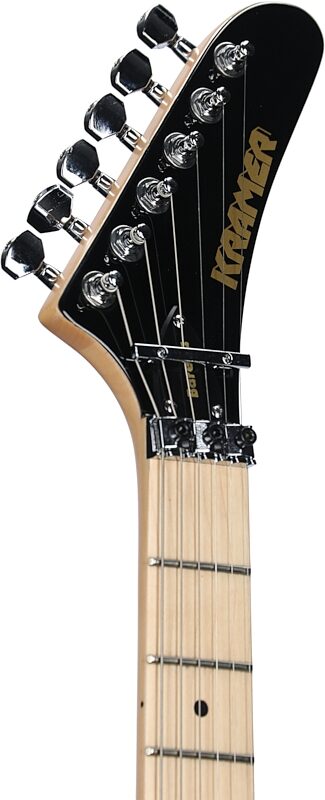 Kramer Baretta Custom Graphics Series Electric Guitar (with Soft Case), Hot Rod, Headstock Left Front