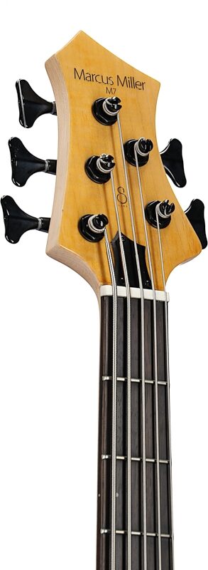 Sire Marcus Miller M7 Electric Bass Guitar, 5-String, Natural, Headstock Left Front