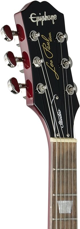 Epiphone Les Paul Studio Electric Guitar, Wine Red, Headstock Left Front