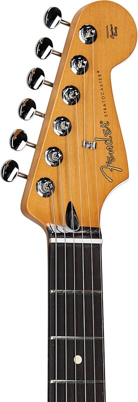 Fender Player II Stratocaster Chambered Ash Electric Guitar, Rosewood Fingerboard, White Blonde, Headstock Left Front