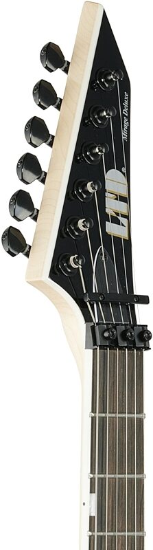 ESP LTD Mirage Deluxe 87 Electric Guitar, Pearl Pink, Headstock Left Front