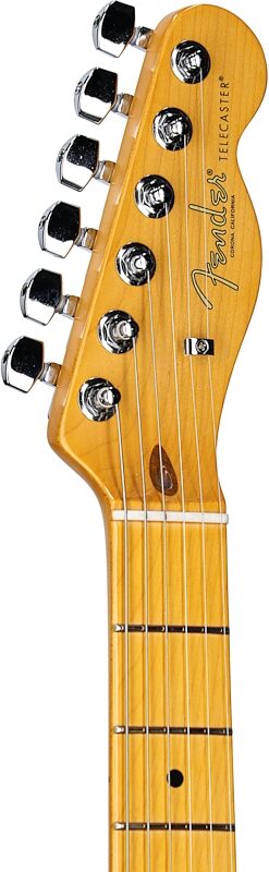 Fender Limited Edition American Pro II Telecaster Thinline Electric Guitar (with Case), White Blonde, Headstock Left Front