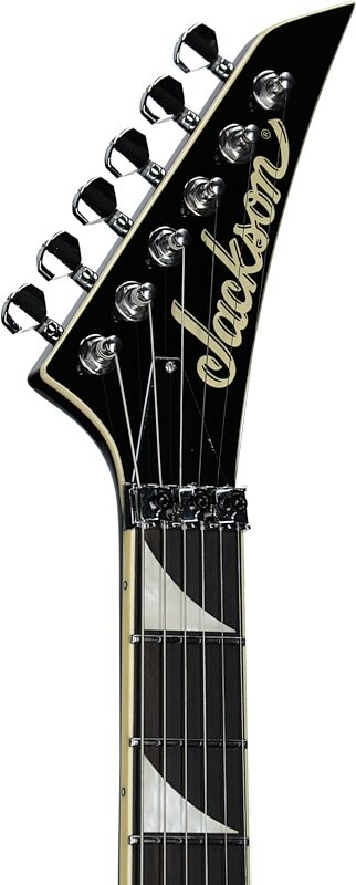 Jackson Limited Edition Pro Plus Pure Metal RR1A Rhoads Electric Guitar (with Gig Bag), Black, Headstock Left Front