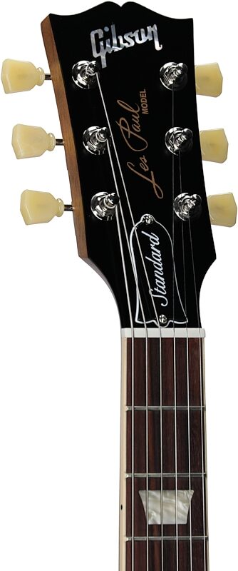 Gibson Les Paul Standard '50s Faded Electric Guitar (with Case), Vintage Tobacco Burst, Headstock Left Front
