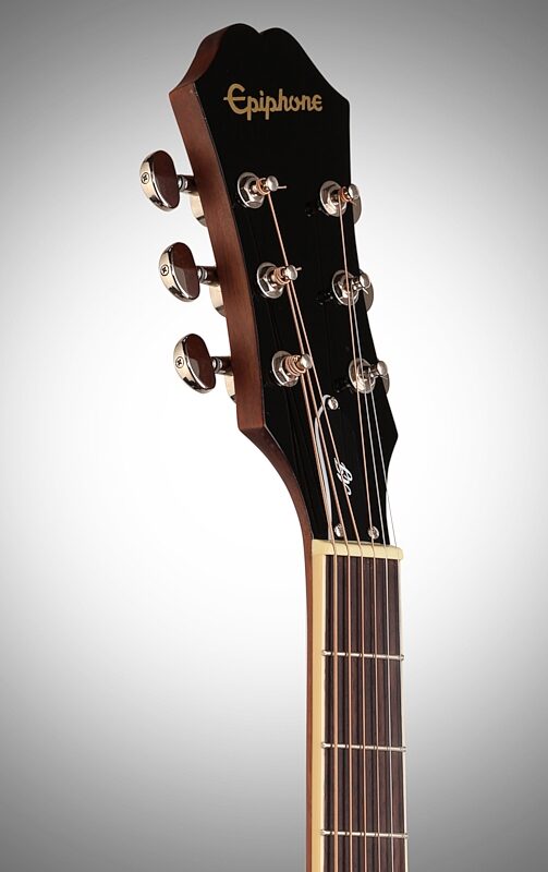 Epiphone J45 Studio Solid Top Acoustic Guitar, Natural, Headstock Left Front