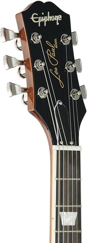 Epiphone Les Paul Modern Electric Guitar, Faded Pelham Blue, Headstock Left Front