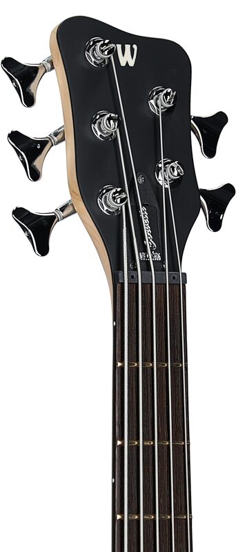 Warwick RockBass Corvette Basic 5 Active Electric Bass, 5-String, Natural, Headstock Left Front
