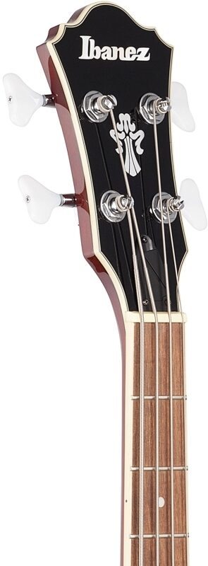 Ibanez AGB200 Artcore Semi-Hollow Electric Bass, Natural, Headstock Left Front