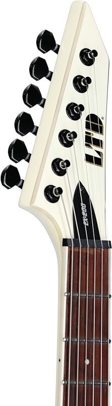 ESP LTD EX-200 Electric Guitar, Olympic White, Headstock Left Front