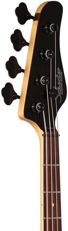 Schecter Michael Anthony Electric Bass, Carbon Gray, Headstock Left Front