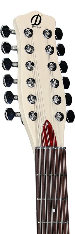 Danelectro 59X12 Electric Guitar, 12-String, Cream, Headstock Left Front