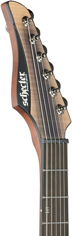 Schecter Banshee Mach 6 Electric Guitar, Fallout Burst, Headstock Left Front