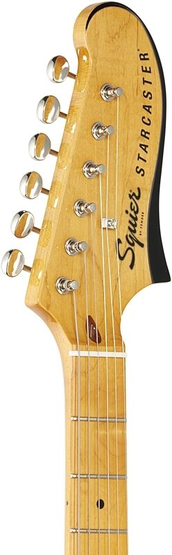 Squier Classic Vibe Starcaster Electric Guitar, with Maple Fingerboard, Natural, USED, Blemished, Headstock Left Front