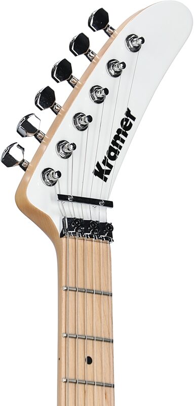 Kramer The 84 Electric Guitar (with Gig Bag), The Illusionist, Custom Graphics, Headstock Left Front