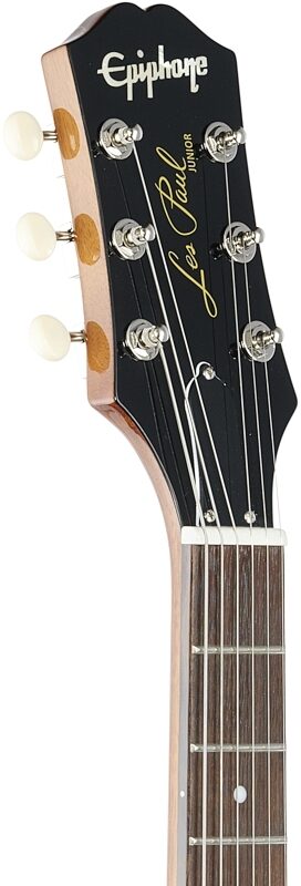 Epiphone Les Paul Junior Electric Guitar, Vintage Sunburst, Headstock Left Front