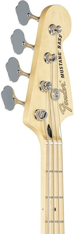 Fender Player Mustang Bass PJ Electric Bass, with Maple Fingerboard, Sienna Sunburst, Headstock Left Front
