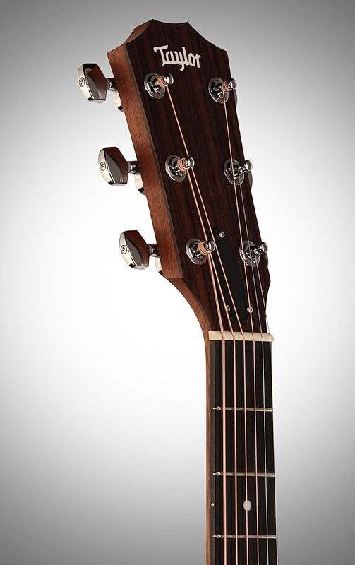 Taylor 114ce Grand Auditorium Cutaway Acoustic-Electric Guitar (with Gig Bag), Satin Sunburst, Headstock Left Front
