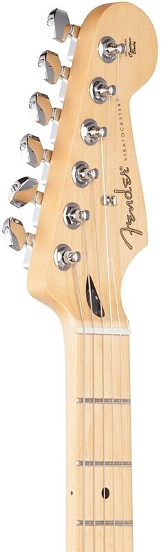 Fender Player Stratocaster HSS Electric Guitar (Maple Fingerboard), Black, Headstock Left Front