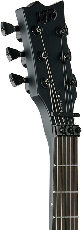 ESP LTD EC-FR Black Metal Electric Guitar, New, Headstock Left Front