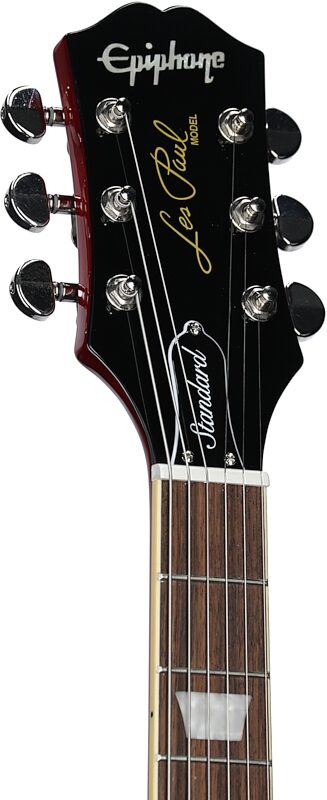 Epiphone Exclusive Les Paul Standard 60s Electric Guitar, Dark Honeyburst, Headstock Left Front