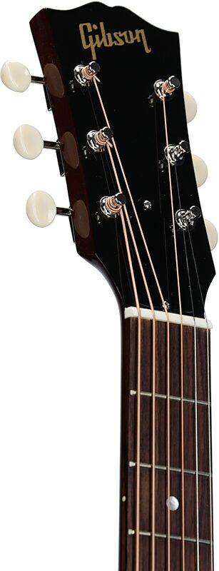 Gibson '50s J-45 Original Acoustic-Electric Guitar (with Case), Vintage Sunburst, Blemished, Headstock Left Front
