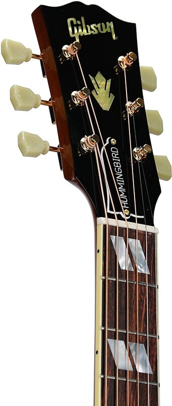 Gibson Hummingbird Original Acoustic-Electric Guitar (with Case), Heritage Cherry Sunburst, Headstock Left Front