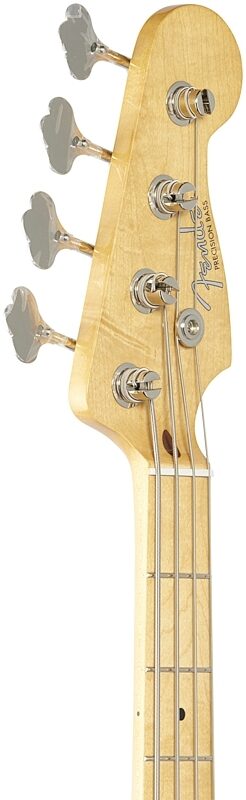 Fender Vintera '50s Precision Electric Bass, Maple Fingerboard (with Gig Bag), Dakota Red, Headstock Left Front