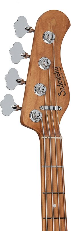 Sadowsky MetroExpress MV4 Electric Bass, Maple Fingerboard (with Gig Bag), Sunburst, Headstock Left Front