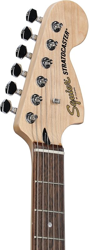 Squier Affinity Stratocaster HH Electric Guitar, Laurel Fingerboard, Burgundy Mist, Headstock Left Front
