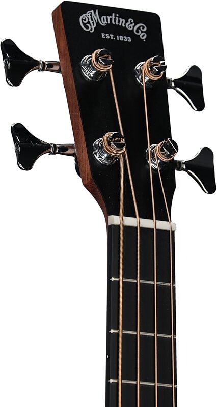 Martin 000CJR-10E Burst Acoustic-Electric Bass (with Gig Bag), New, Headstock Left Front