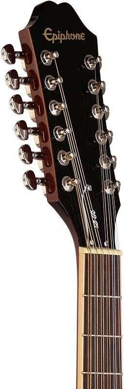 Epiphone DR-212 12-String Acoustic Guitar, Natural, Headstock Left Front