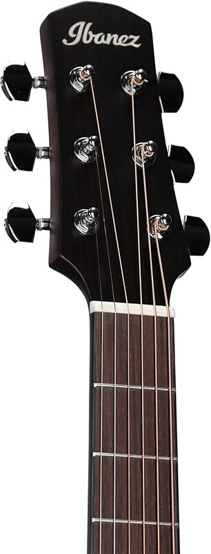 Ibanez AAD170LCE Advanced Acoustic Acoustic-Electric Guitar, Left-Handed, Natural Lo-Gloss, Headstock Left Front