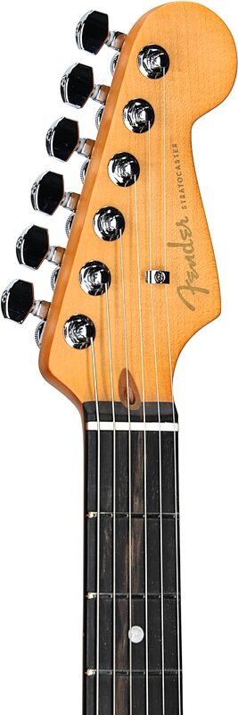 Fender American Ultra II Stratocaster HSS Electric Guitar, Ebony Fingerboard (with Case), Ultraburst, Headstock Left Front