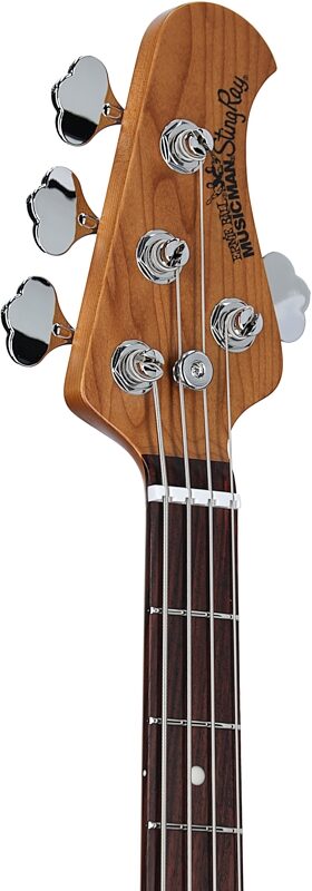 Ernie Ball Music Man StingRay Special Electric Bass (with Mono Case), Purple Sunset, Open Box (Good), Headstock Left Front