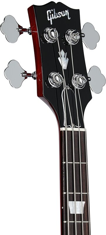 Gibson SG Standard Electric Bass (with Case), Heritage Cherry, Headstock Left Front
