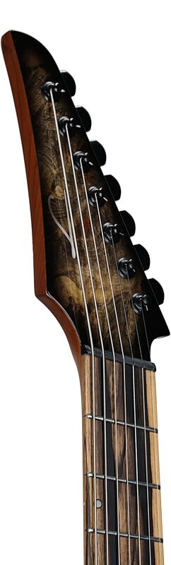 Legator N7FOD Ninja 7 Overdrive Multi-Scale Electric Guitar, 7-String, Jupiter Burst, Headstock Left Front
