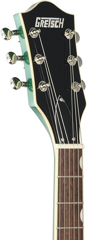Gretsch G5622LH Electromatic CB DC Electric Guitar, Left-Handed, Georgia Green, USED, Scratch and Dent, Headstock Left Front