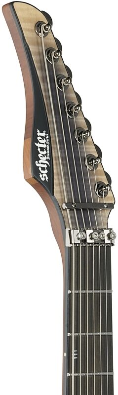 Schecter Banshee Mach 7 FR-S Electric Guitar, Fallout Burst, Headstock Left Front