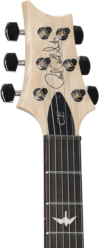 PRS Paul Reed Smith CE24 Electric Guitar (with Gig Bag), Fire Red Wraparound Smokeburst, Headstock Left Front